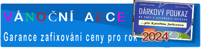 Ostrava autoškola Vánoce